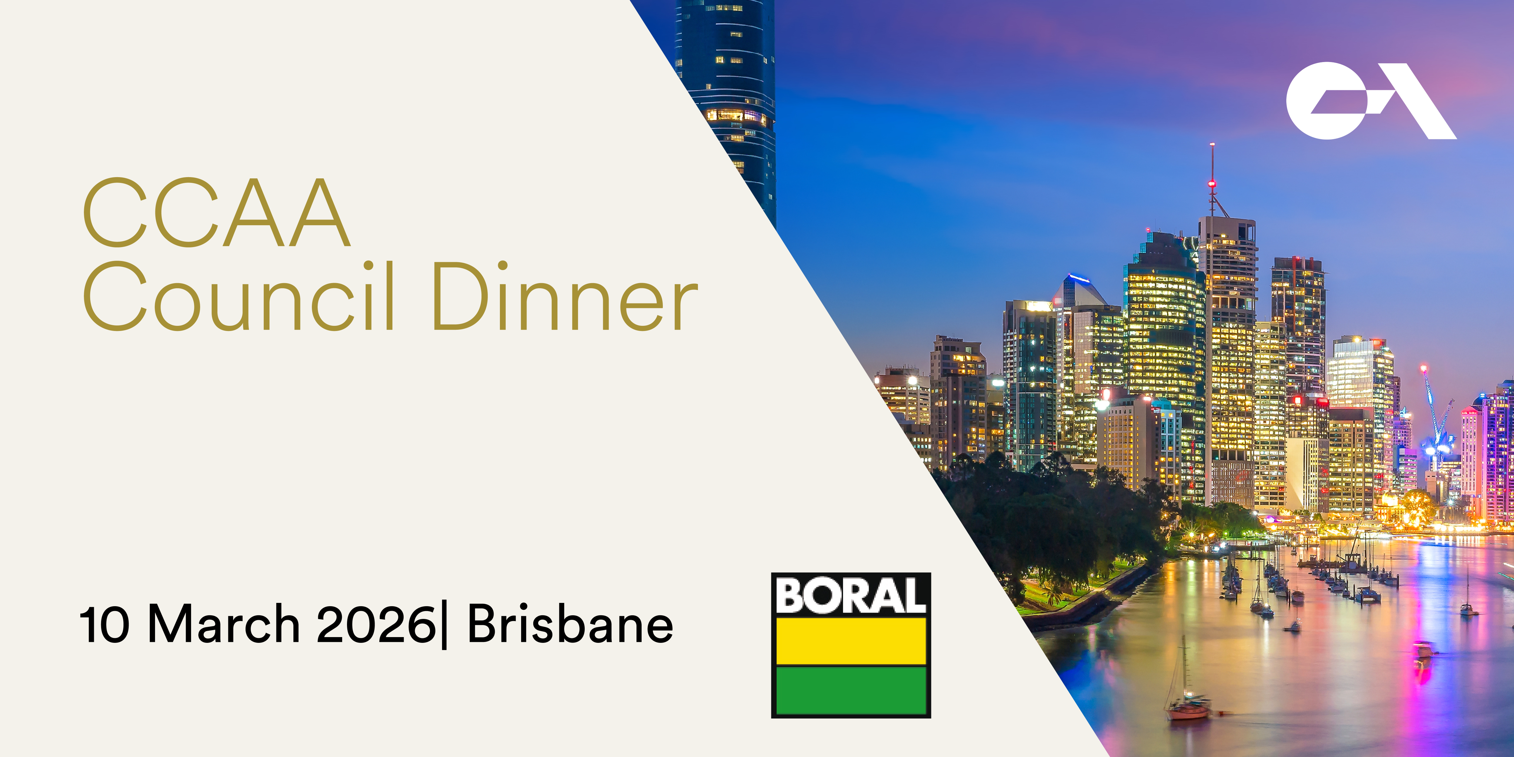 CCAA Council Dinner Brisbane
